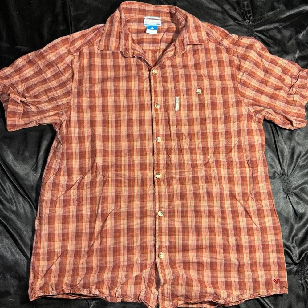 Columbia sportswear brown and orange